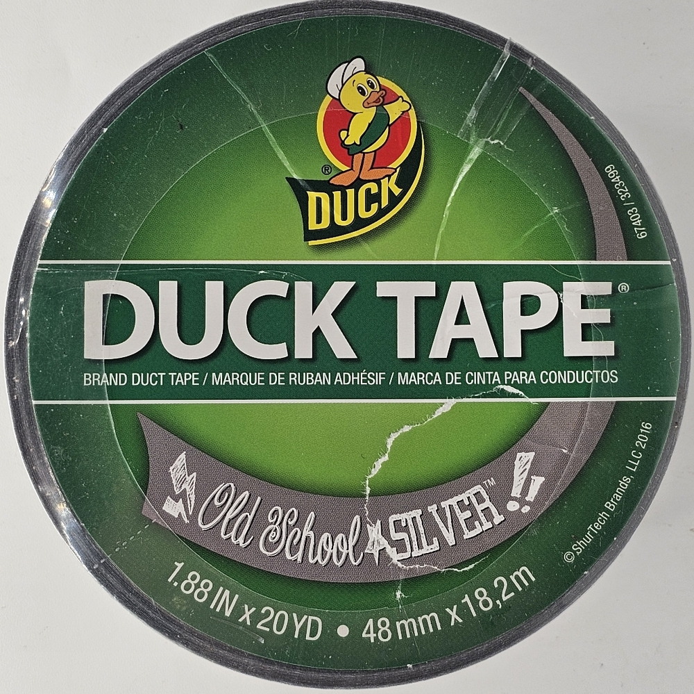 Duck Brand Solid Color Duct Tape: 1.88 in. x 20 Yards (OldBrand Silver Duct Tape